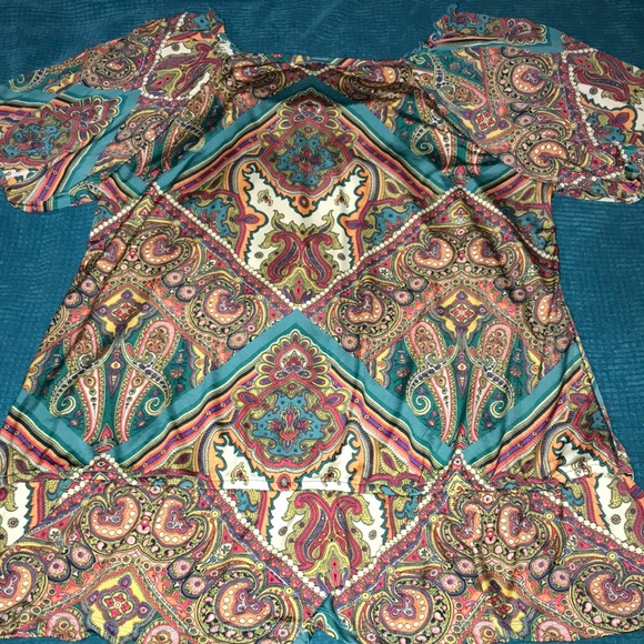 Paisley peasant top - Picture 5 of 7